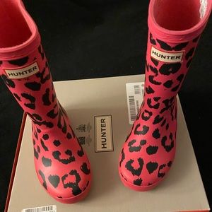 Girls Hunter Rain Boots 12c